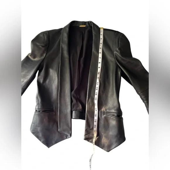 Rebecca Minkoff Lambskin Leather Jacket, Size Small - Picture 6 of 9